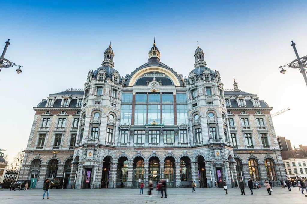 Cosy Appartement Met Tuin In Centrum Antwerpen Gratis Parking Free Parking! Ngoại thất bức ảnh