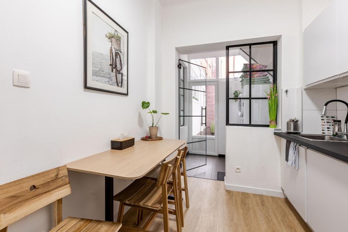 Cosy Appartement Met Tuin In Centrum Antwerpen Gratis Parking Free Parking! Ngoại thất bức ảnh