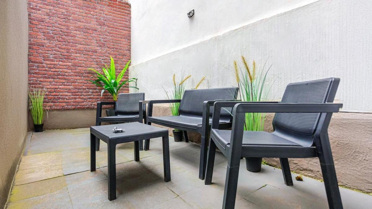 Cosy Appartement Met Tuin In Centrum Antwerpen Gratis Parking Free Parking! Ngoại thất bức ảnh